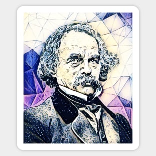 Nathaniel Hawthorne Portrait | Nathaniel Hawthorne Artwork 14 Sticker